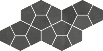 Континуум Петрол Мозаика Призм 41,3x20,5 (620110000185)