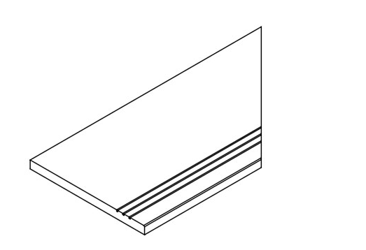 Бортик Магма Минерал 30x120 грип правый (620090001335)