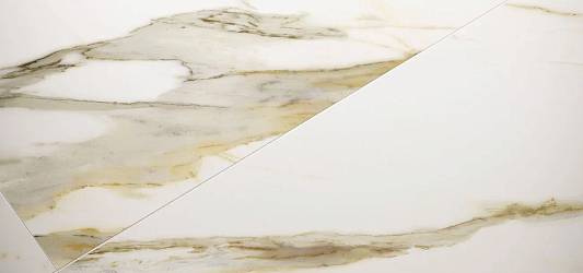 Мрамор Calacatta в керамограните: изысканность без компромиссов