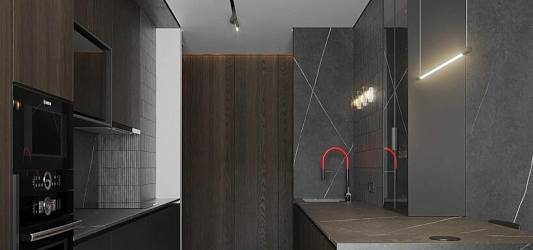 Универсальность темного керамогранита: от минимализма до классики