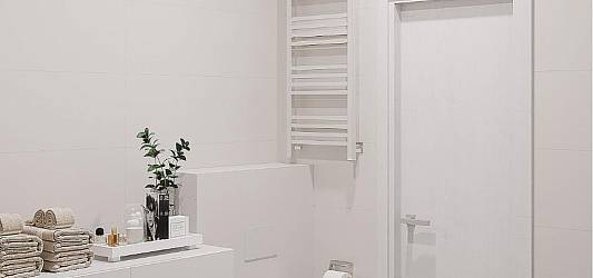 Белый цвет в интерьере: как визуально увеличить пространство с керамогранитом 