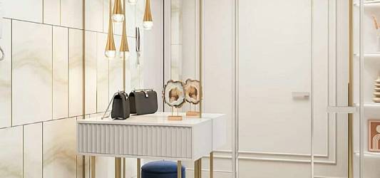 Яркие акценты: контрастная прихожая с характером