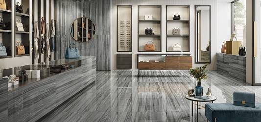 Бетонные фактуры в керамограните: технологические решения и проектные концепции