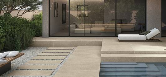 Новый керамогранит Italon Cosmos для минималистичных интерьеров и уличных зон