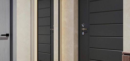 Природные мотивы: керамогранит под дерево в прихожей