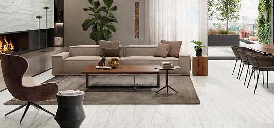 Бетонные фактуры в керамограните: технологические решения и проектные концепции